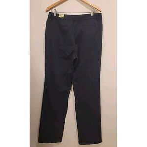 NWT Women's Dockers Chino Pants Sz‎ 14 Cury Mid Rise Stretch Unhemmed Blue 34x36